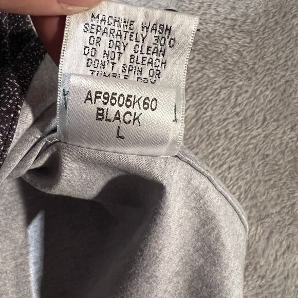 Bugatchi Shirt Mens Large Black OoohCotton Tech 8 Way Stretch Button Up Modern - Picture 7 of 9